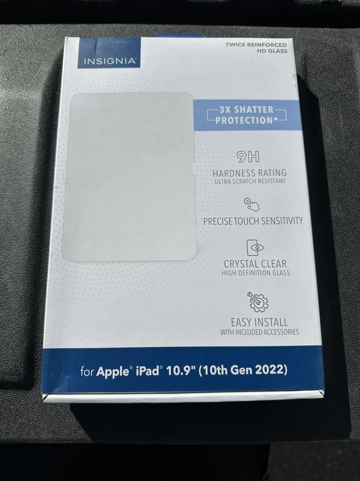 Insignia- Glass Screen Protector for iPad 10.9" (10th Generation 2022), iPa...