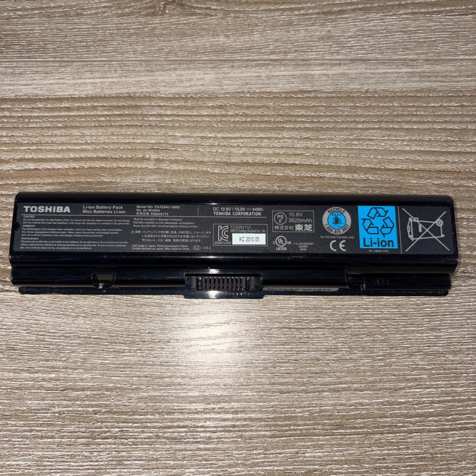 Li-Ion Toshiba PA3534U-1BRS Battery