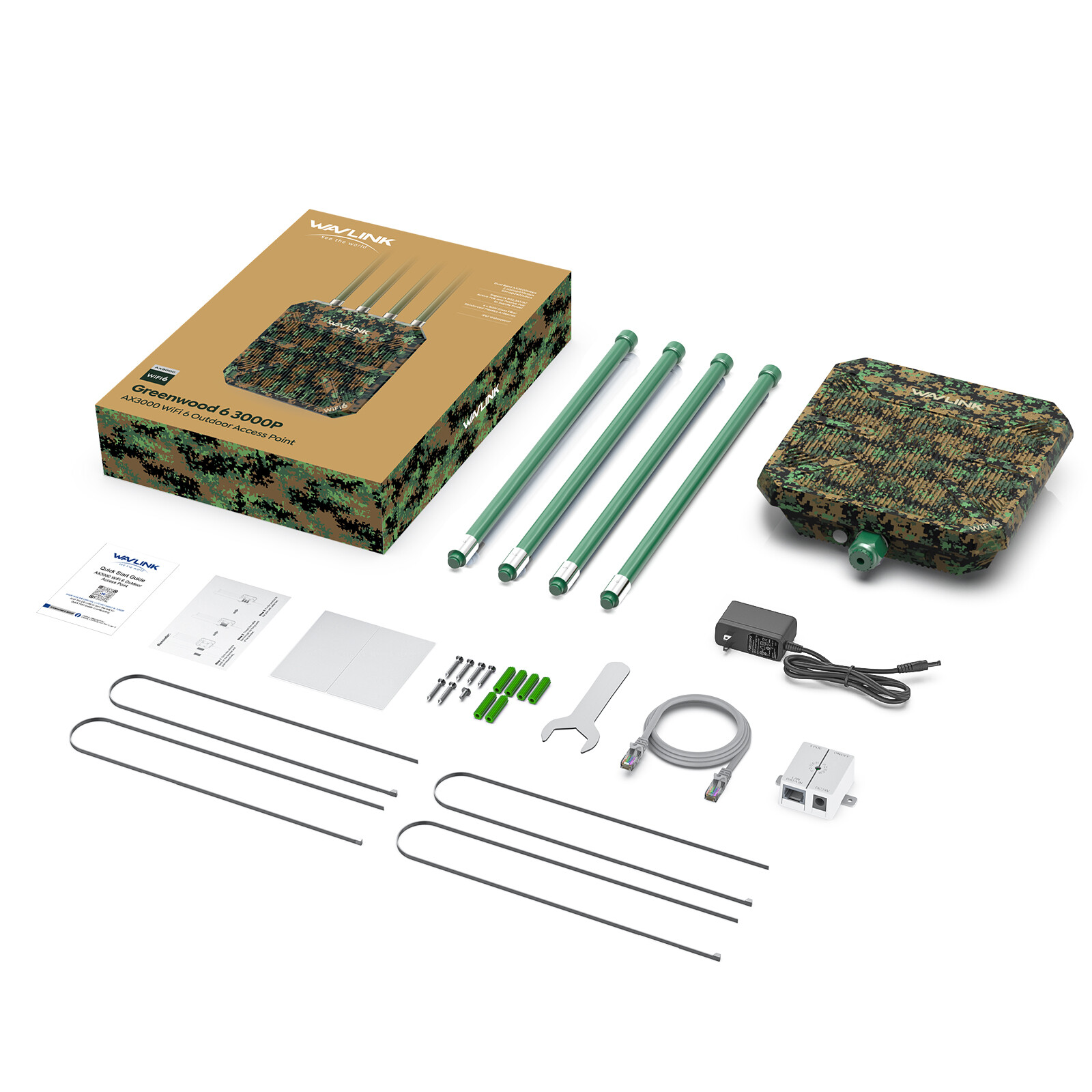 WAVLINK AX3000 WiFi 6 Outdoor Extender 3000Mbps WiFi Router AP UP TO 300 Meters