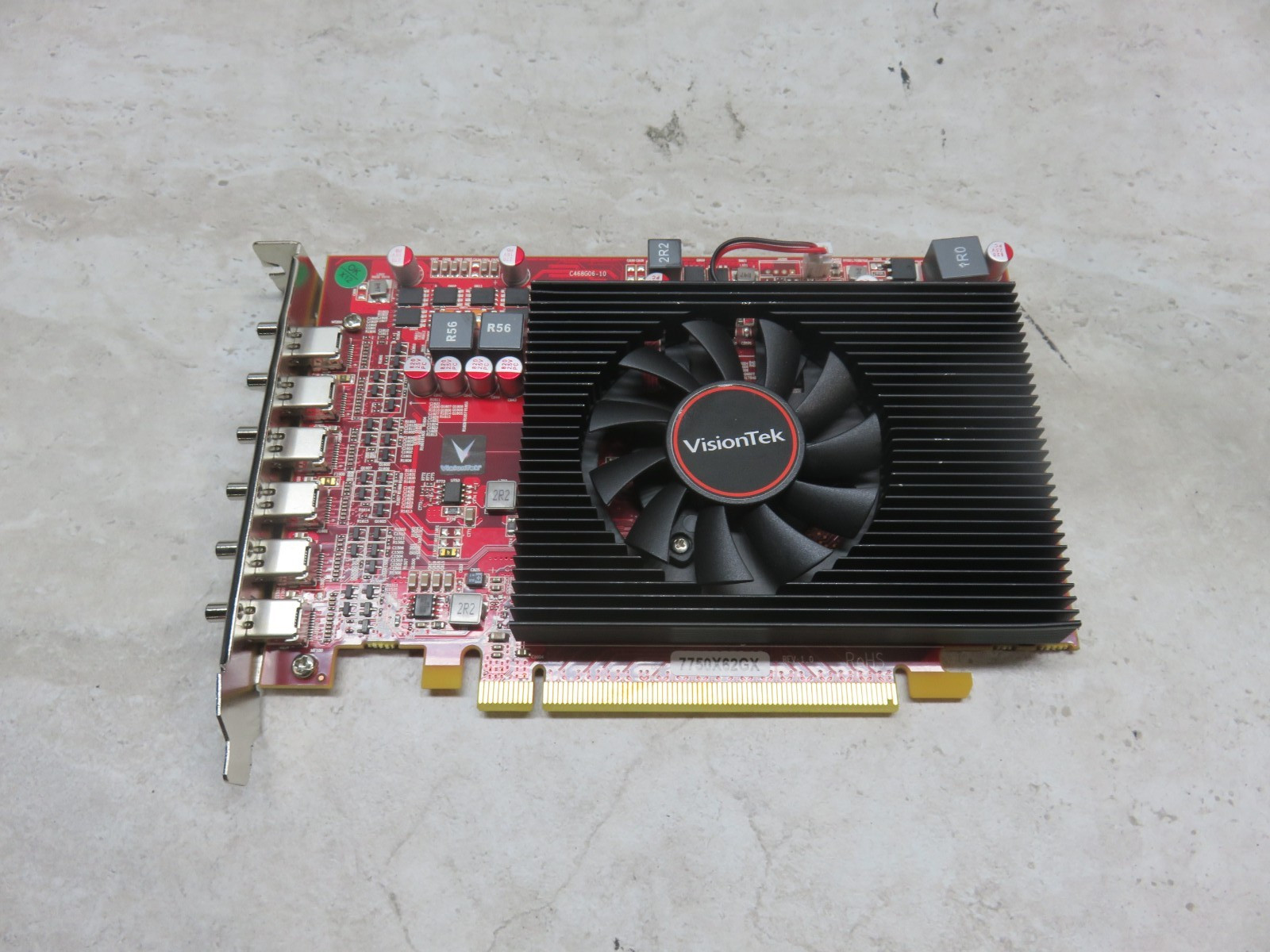 VisionTek Radeon 7750 6M 2GB Graphics Video Card VT 7750X6 PCIE 2G/MD6 GDDR5