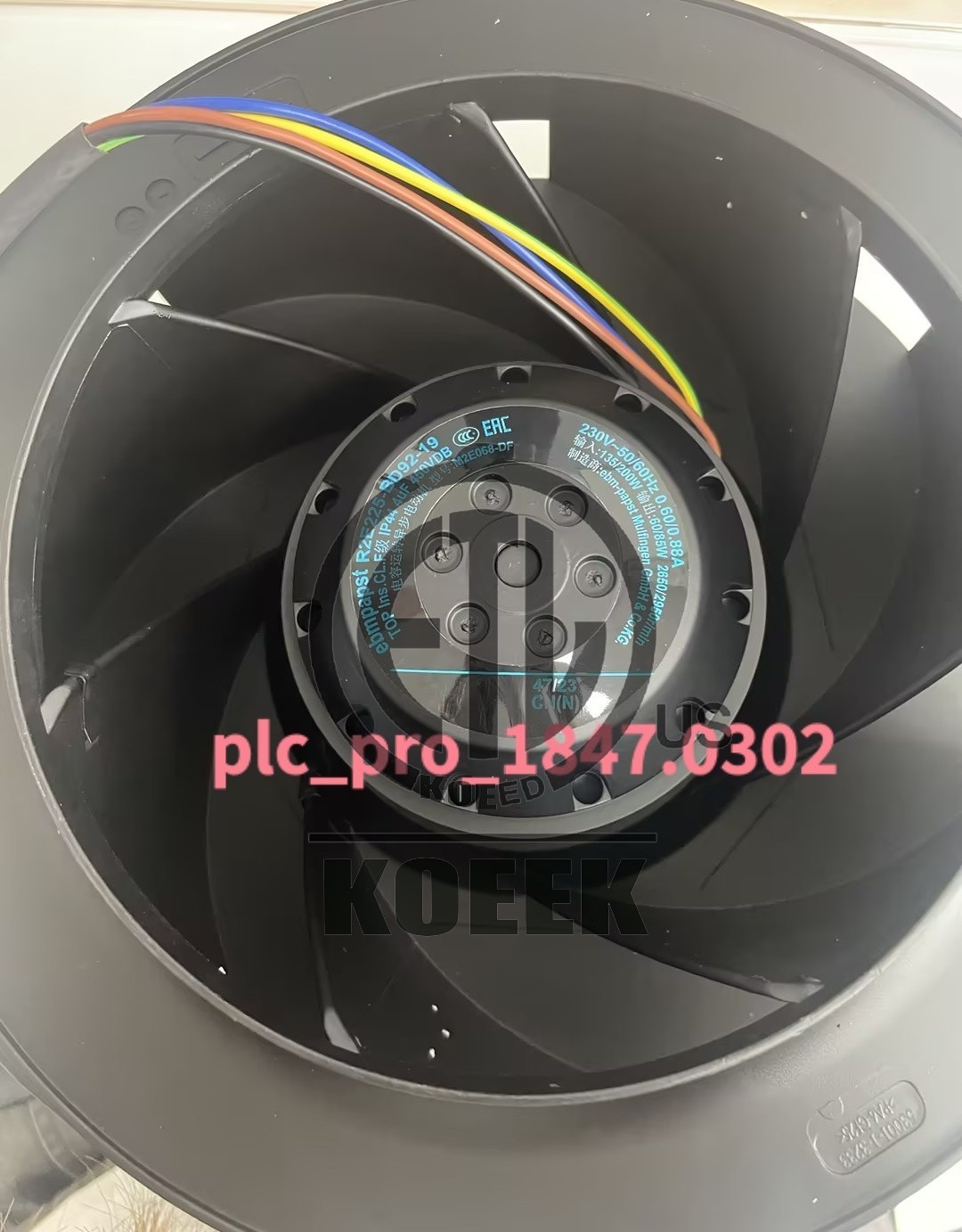 1PCS New Ebmpapst R2E225-BD92-19 230V 200W Inverter Cooling Fan Fast Shipping #k