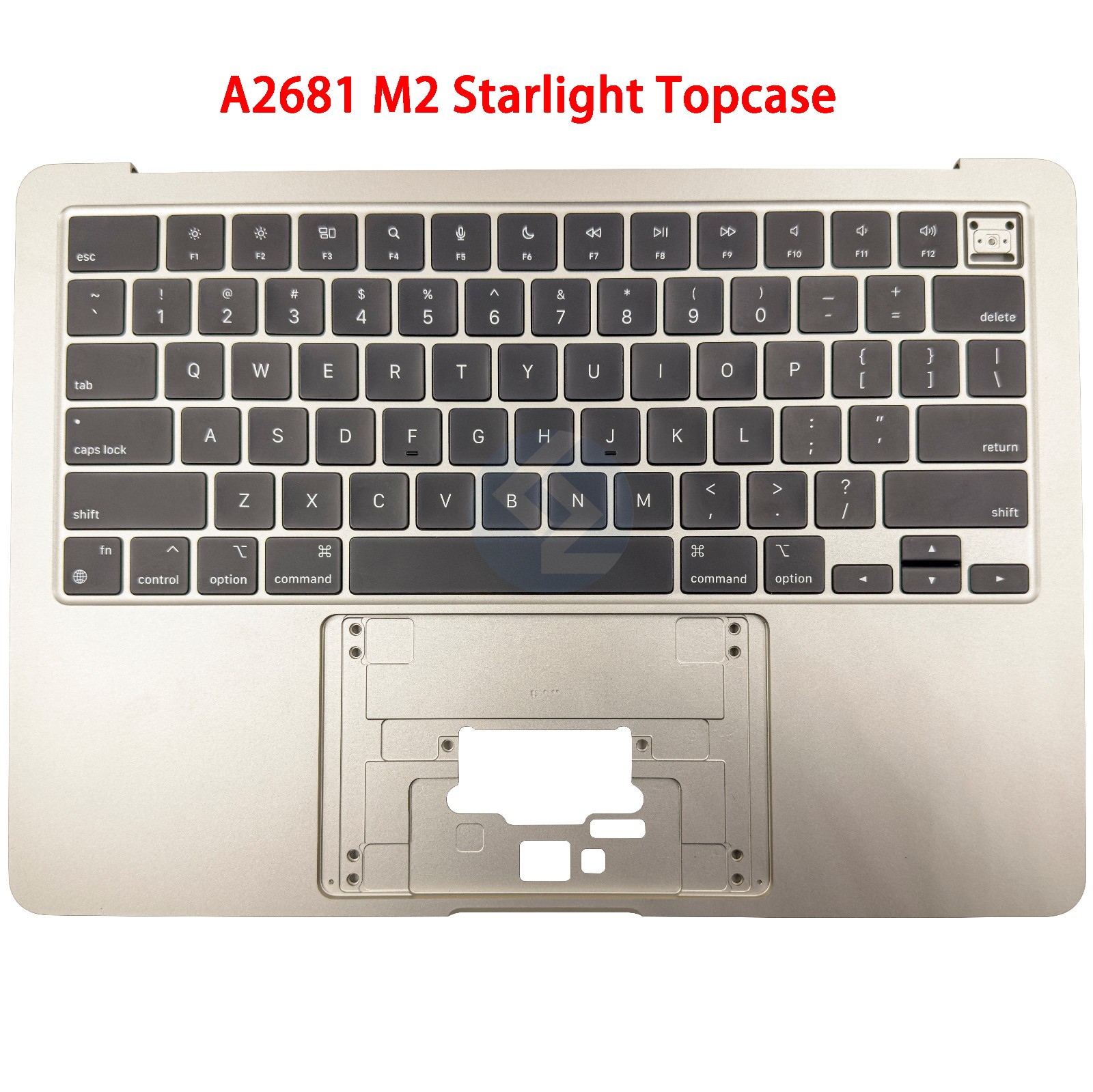 Grade A Starlight US Keyboard Topcase Palm Rest for Macbook Air 13" A2681 2022