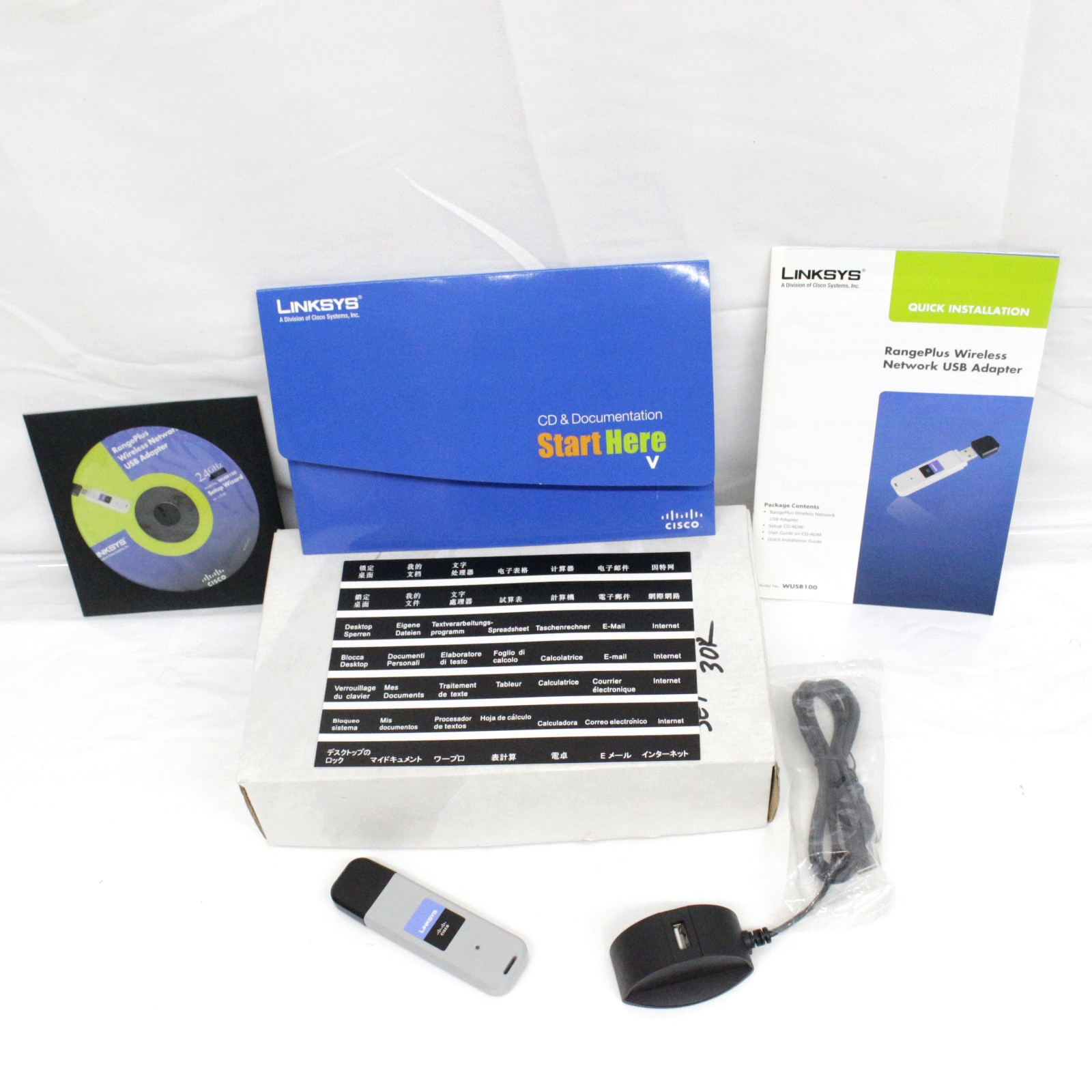 Cisco Linksys WUSB100 Wireless USB Network Adapter
