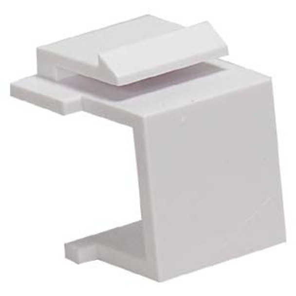 (30 PCS.) MONOPRICE 6539 WHITE KEYSTONE BLANK INSERTS. NOS/NIB.