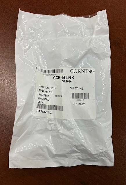 Closet Connect Housing (CCH) Blank Panel CCH-BLNK - LOT of 2
