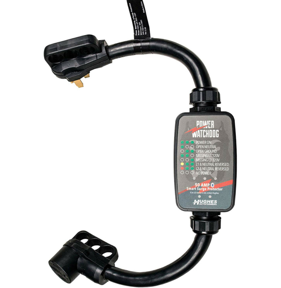 Hughes Autoformer PWD50 Power Watch Dog RV Bluetooth 50 Amp Surge Protector