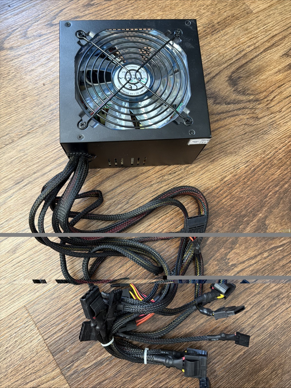 Apevia WIN-500XSPX 500W ATX Power Supply PSU Tested Powers On Non-Modular