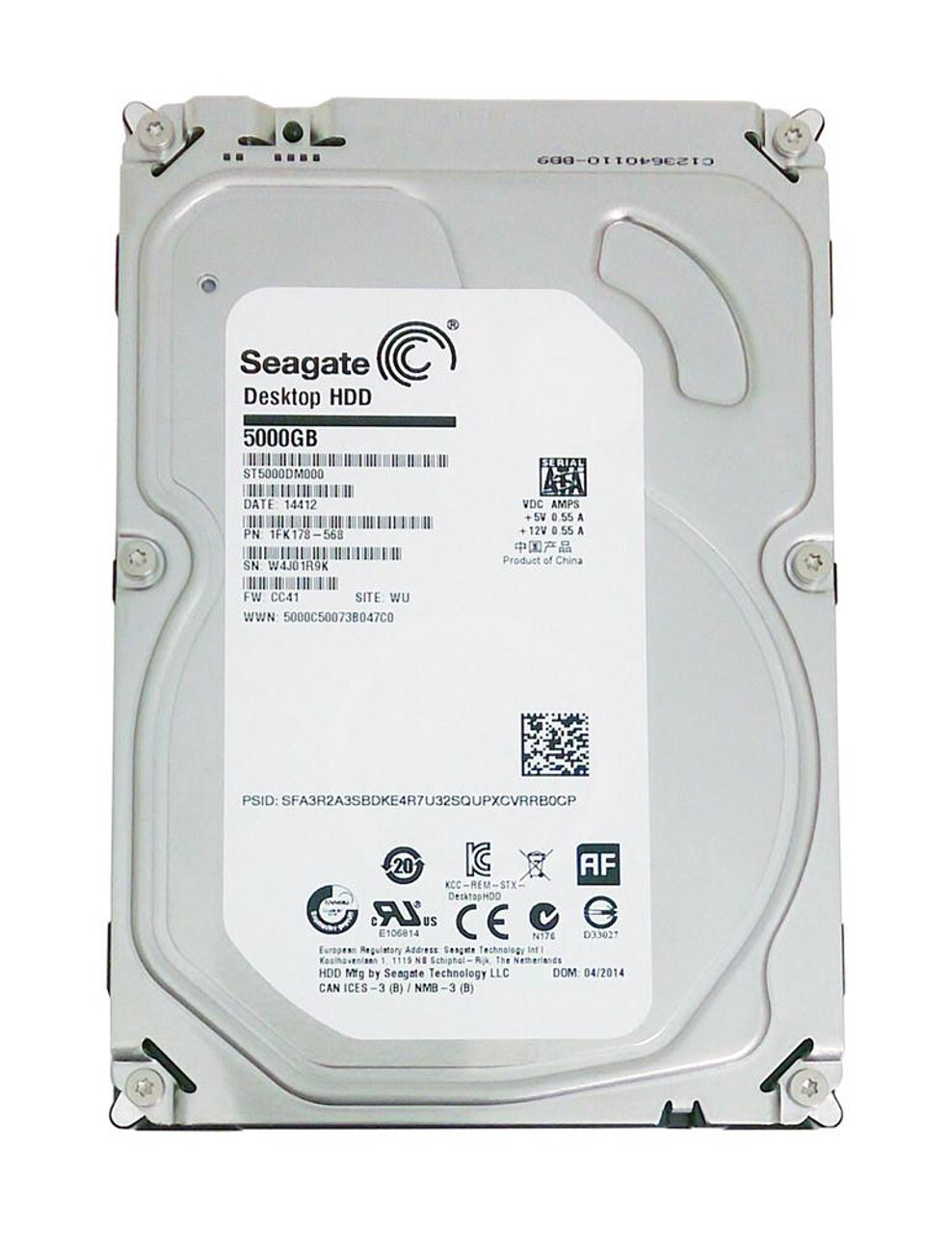 SEAGATE 5TB 3.5" 5.9K AF SATA ST5000DM000