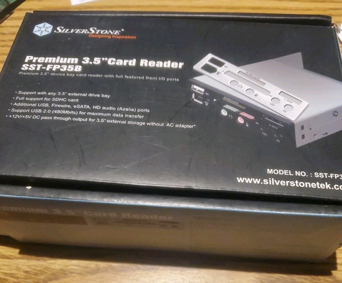 SilverStone Premium 3.5 Inch Card Reader SST-FP35B