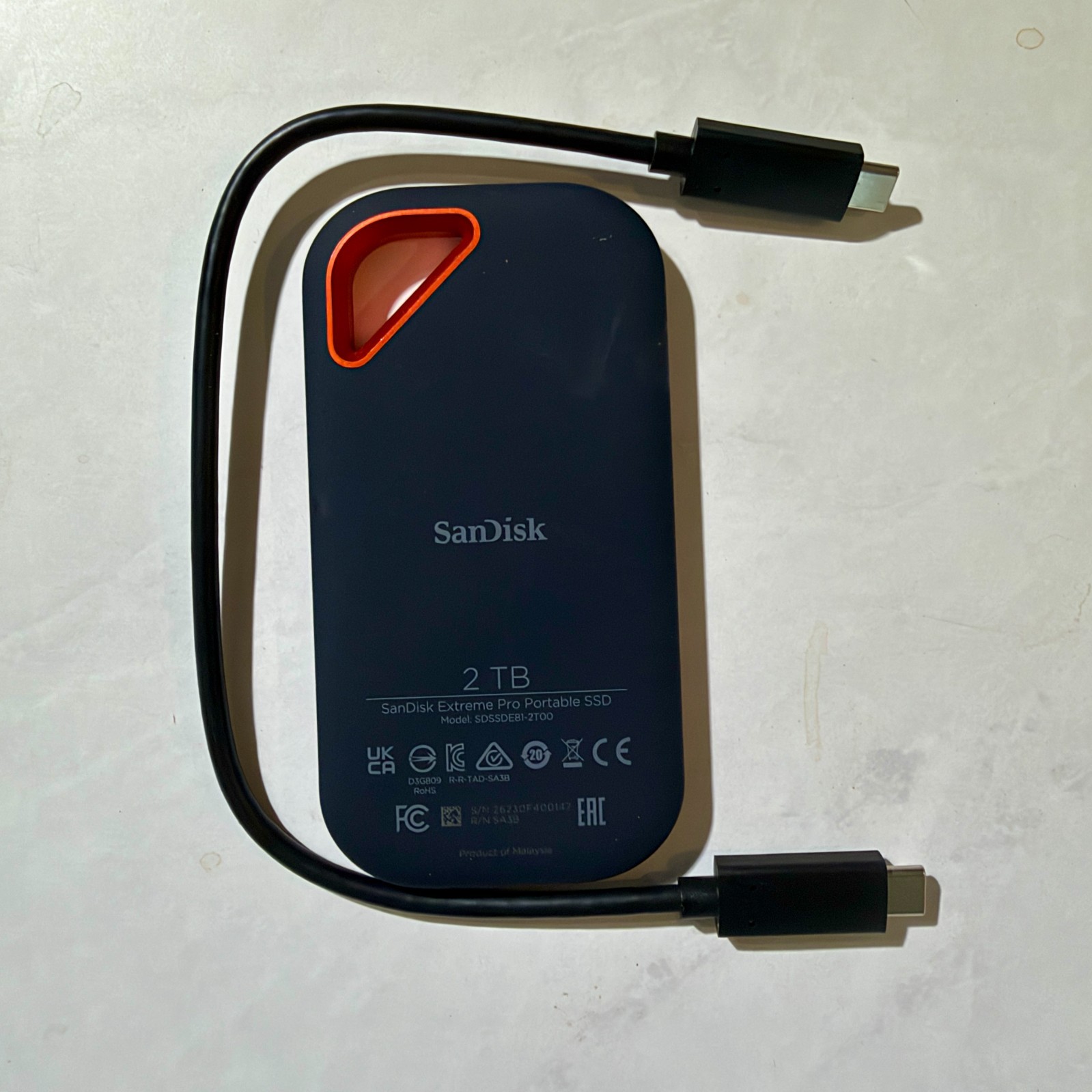 SanDisk Extreme Pro Portable 2SSD SDSSDE81-2T00