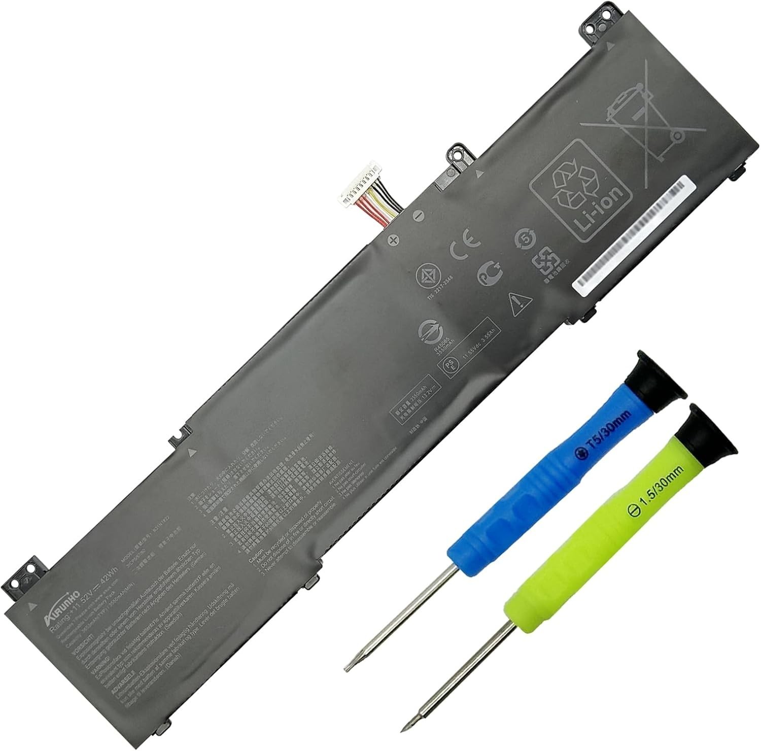 B31N1822 Replacement Battery 42Wh for ASUS UM462 Series 11.52V 3ICP5/57/80