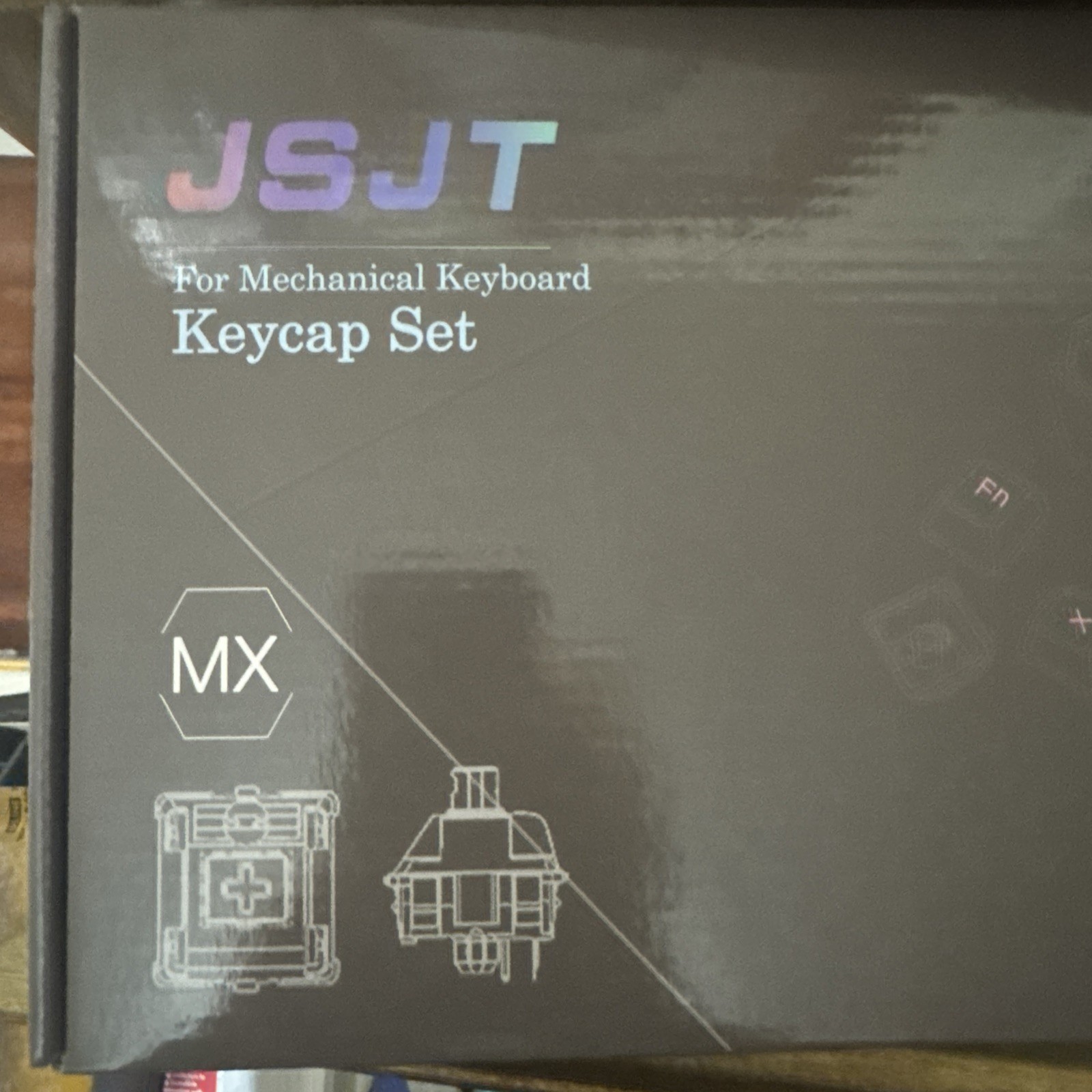 JSJT Space 138 Keys Keycaps Cherry Profile Keycaps PBT, White