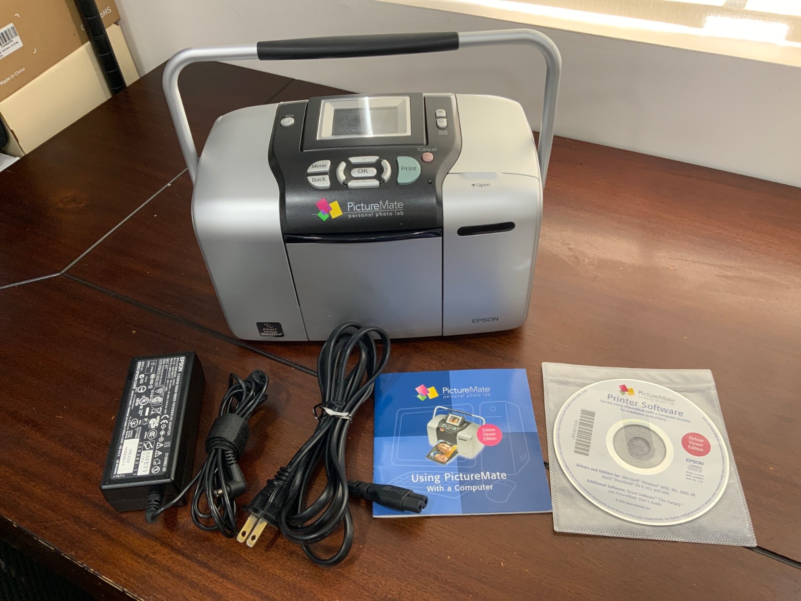 Epson Personal Photo Lab Printer B351A PictureMate 500 Deluxe View Edition -USED