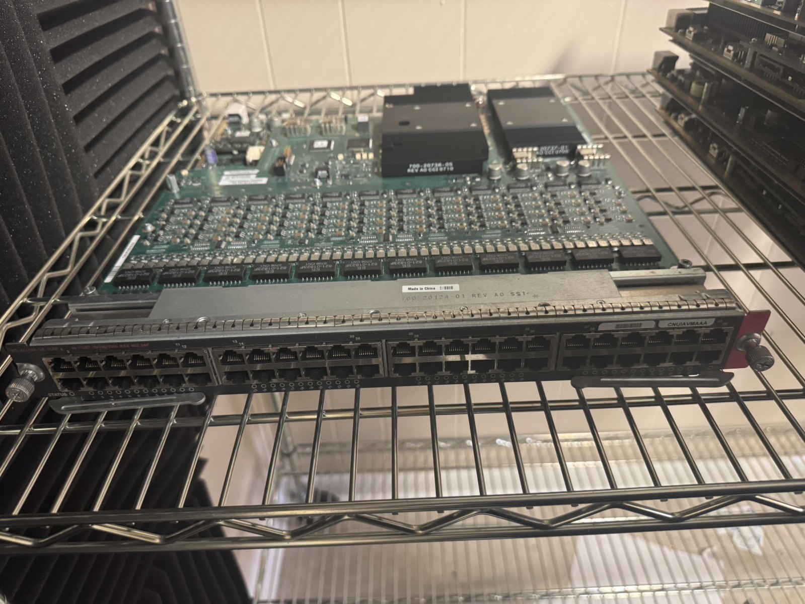 Cisco WS-X6148-45AF 48 Port 10/100 802.3af POE Module 6500 Series