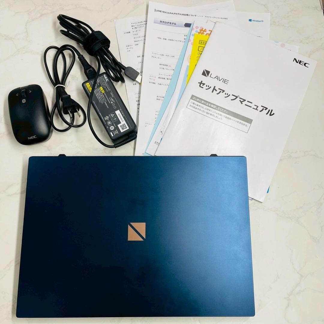 Super Light NEC LAVIE N1475BAL i7-1165G7 Intel UHD 8GB SSD 512GB 14.0" FHD Win10