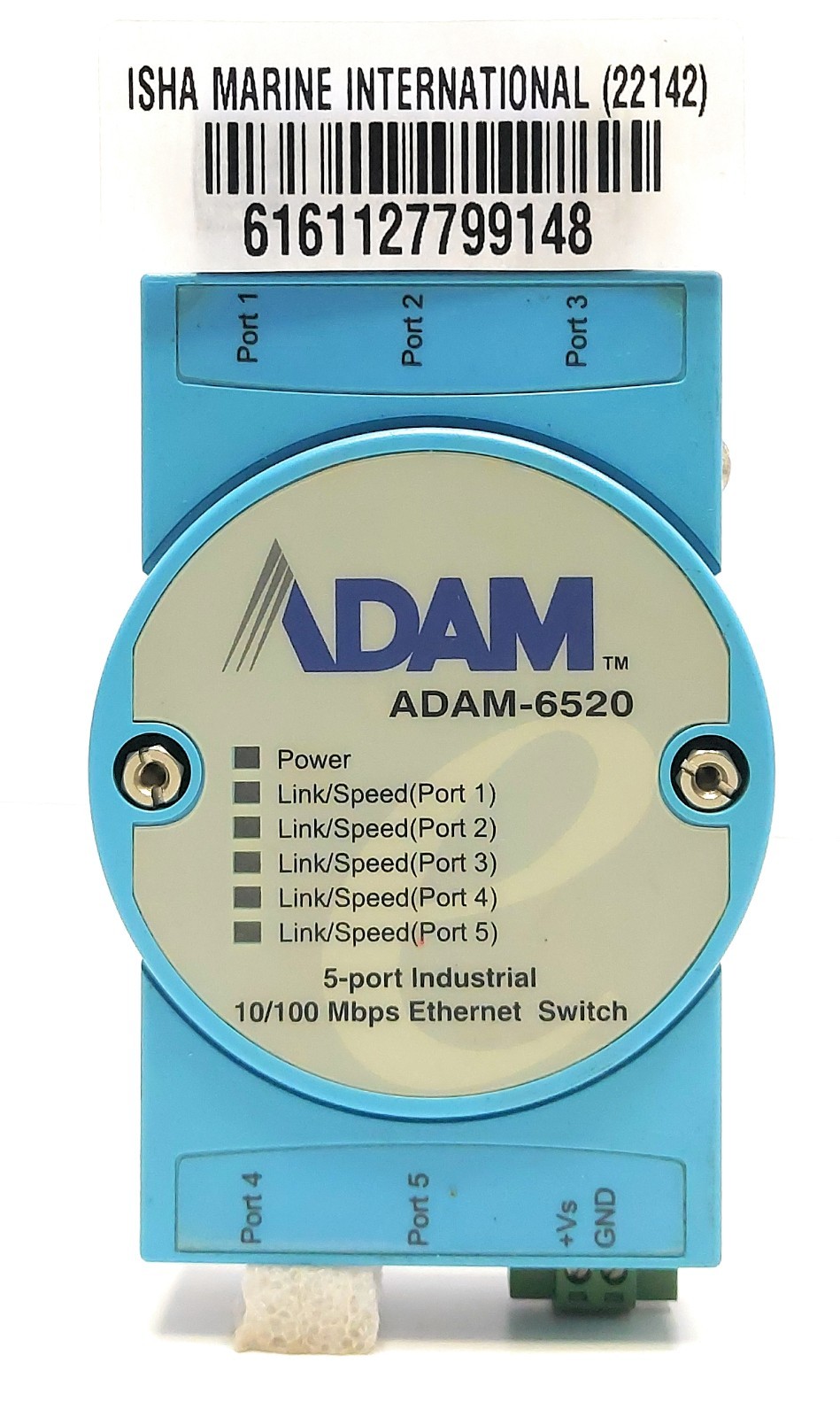 Advantech Co. Ltd. 5-Port Industrial 10/100 Mbps Ethernet Switch ADAM 6520