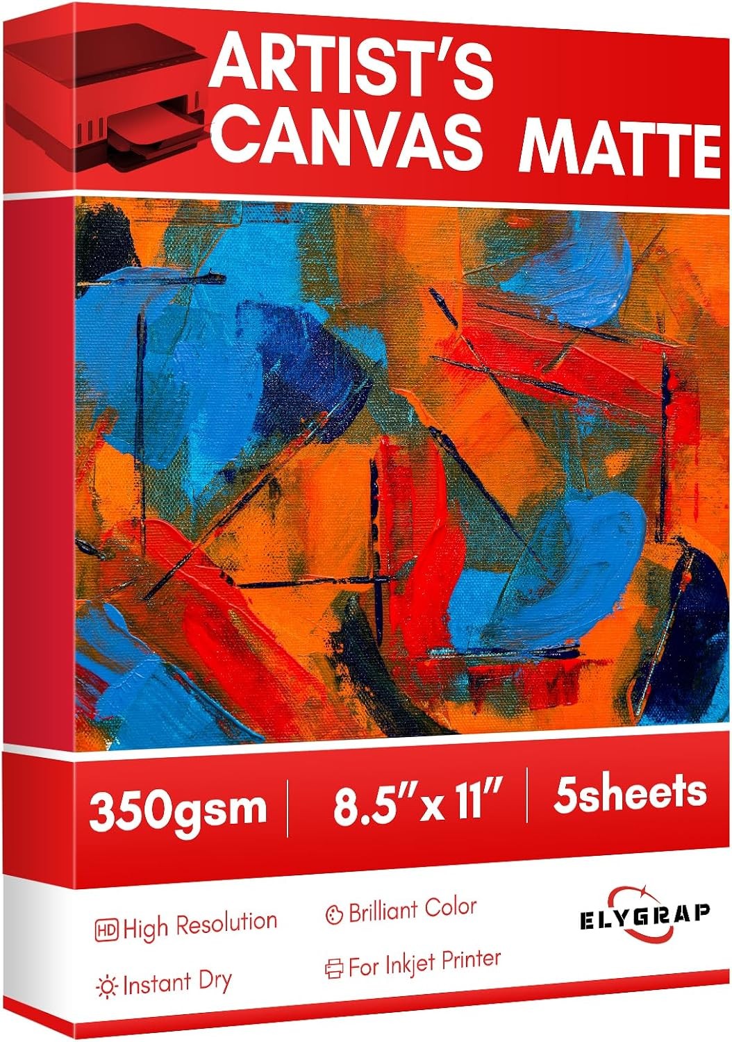 350g Printable Cotton Fabric Sheets for Inkjet Printer 8.5x11inches
