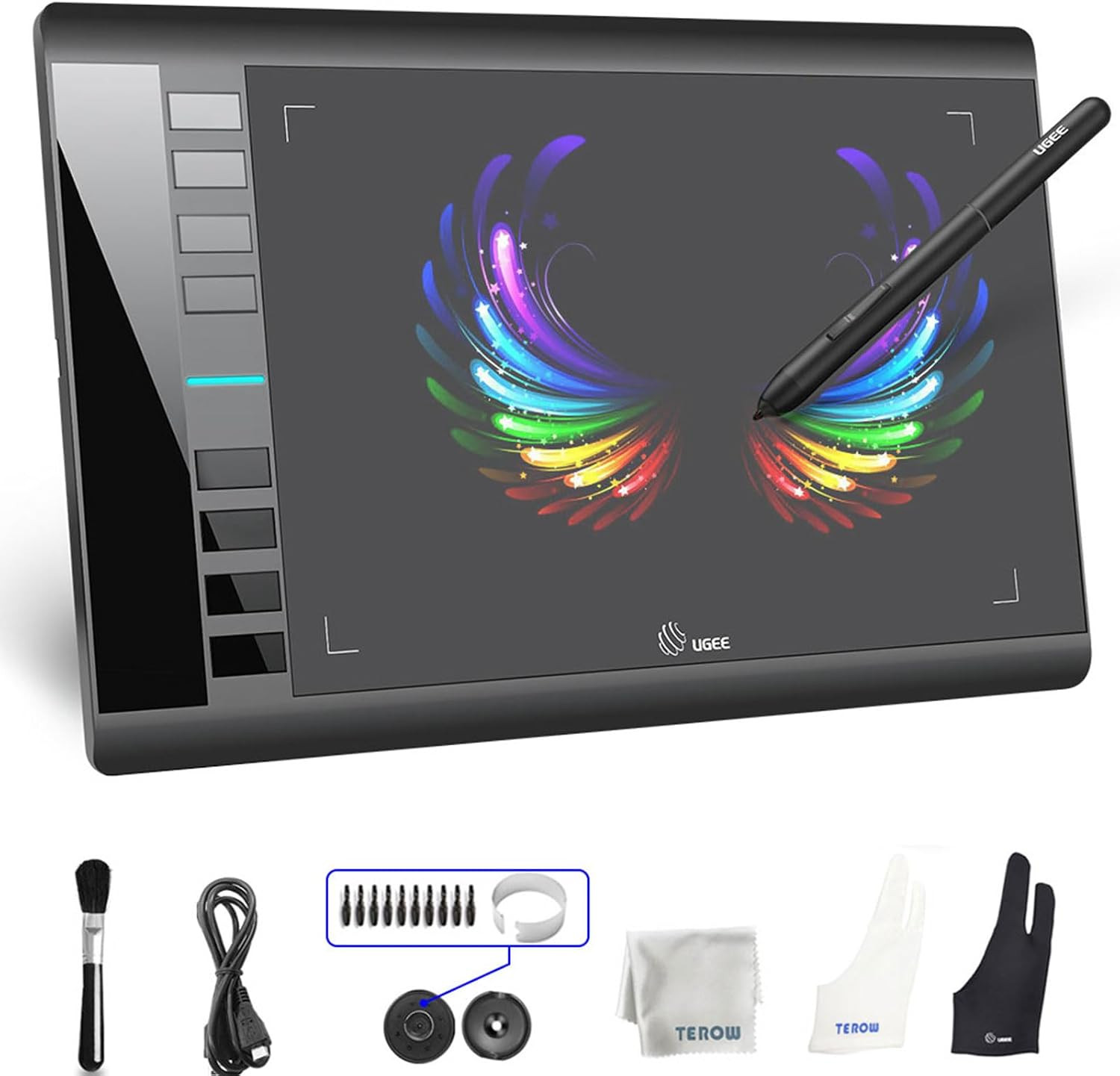 Graphics Drawing Tablet,  M708 10 X 6 Inch Large Digital Drawing Pad