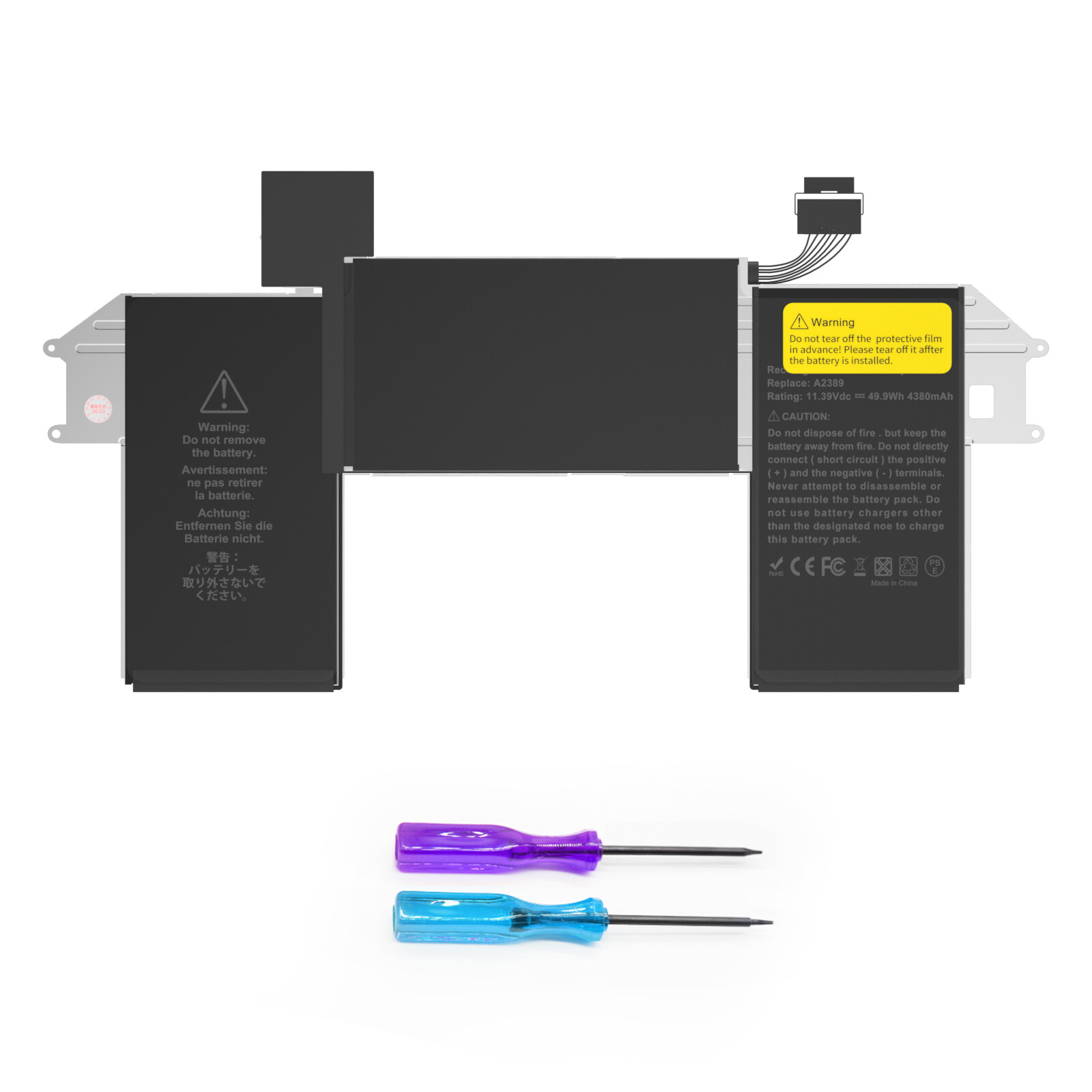 A2337 A2389 Laptop Battery Replacement for MacBook Air 13 inch M1 2020 EMC 3598