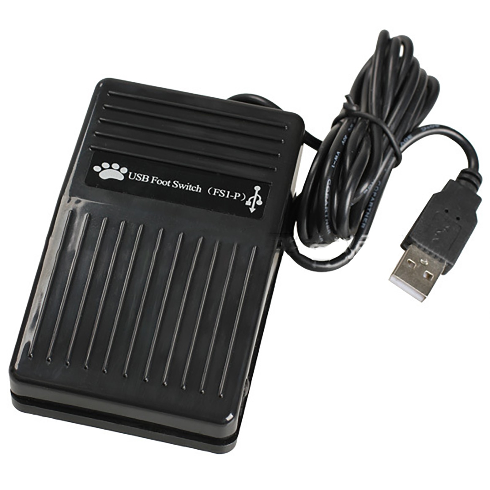 USB Single Foot Switch Pedal Control Pre-Program Key Mouse For Keyboard PC Game