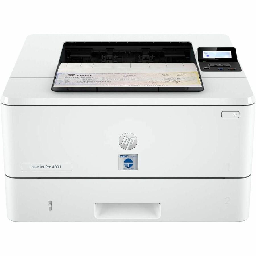 Troy Group Inc. 4001n MICR Laser Printer, Monochrome, 42 ppm, Automatic Duplex,