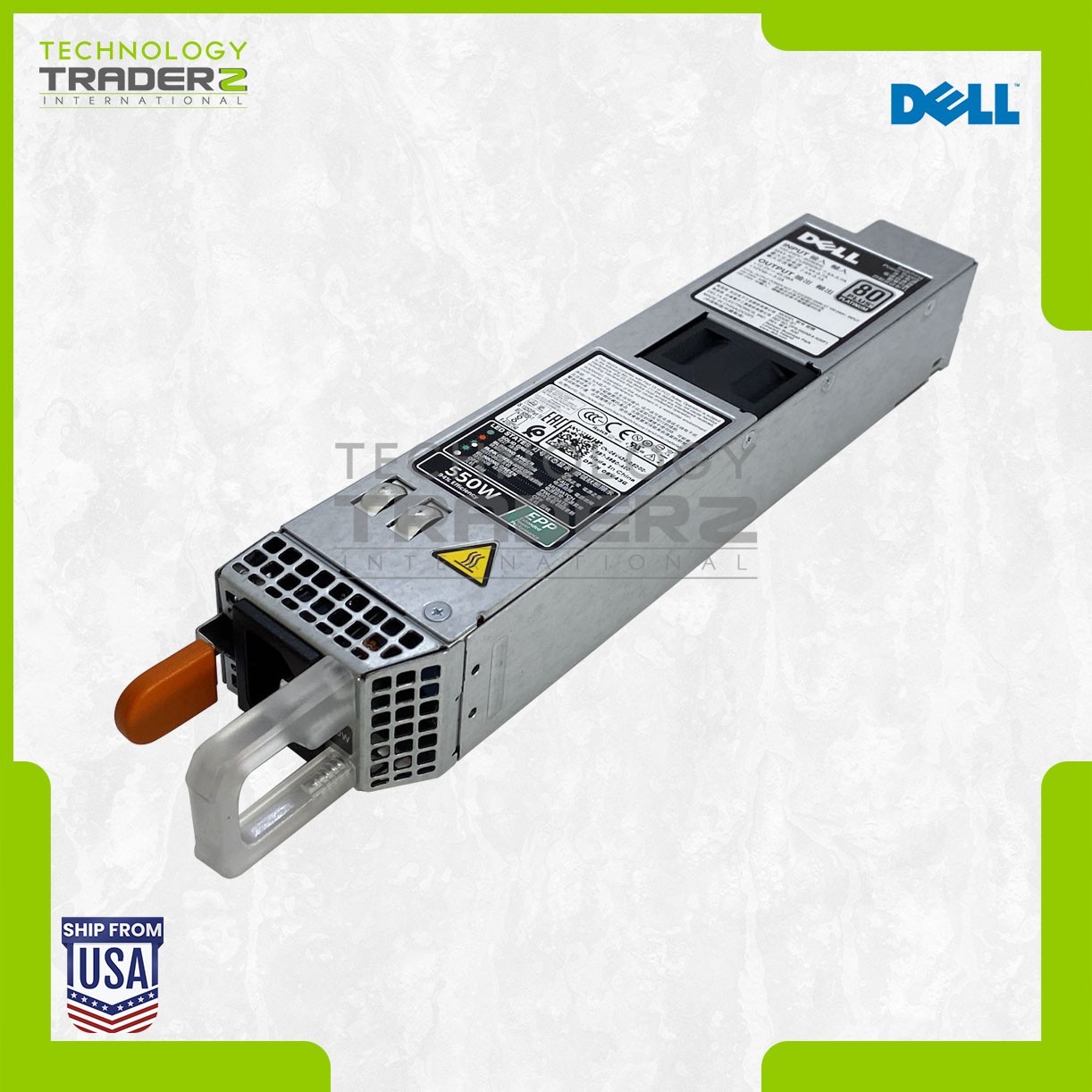 6V43G Dell PowerEdge R430 R440 550W Hot Plug Power Supply 06V43G **Pulled**