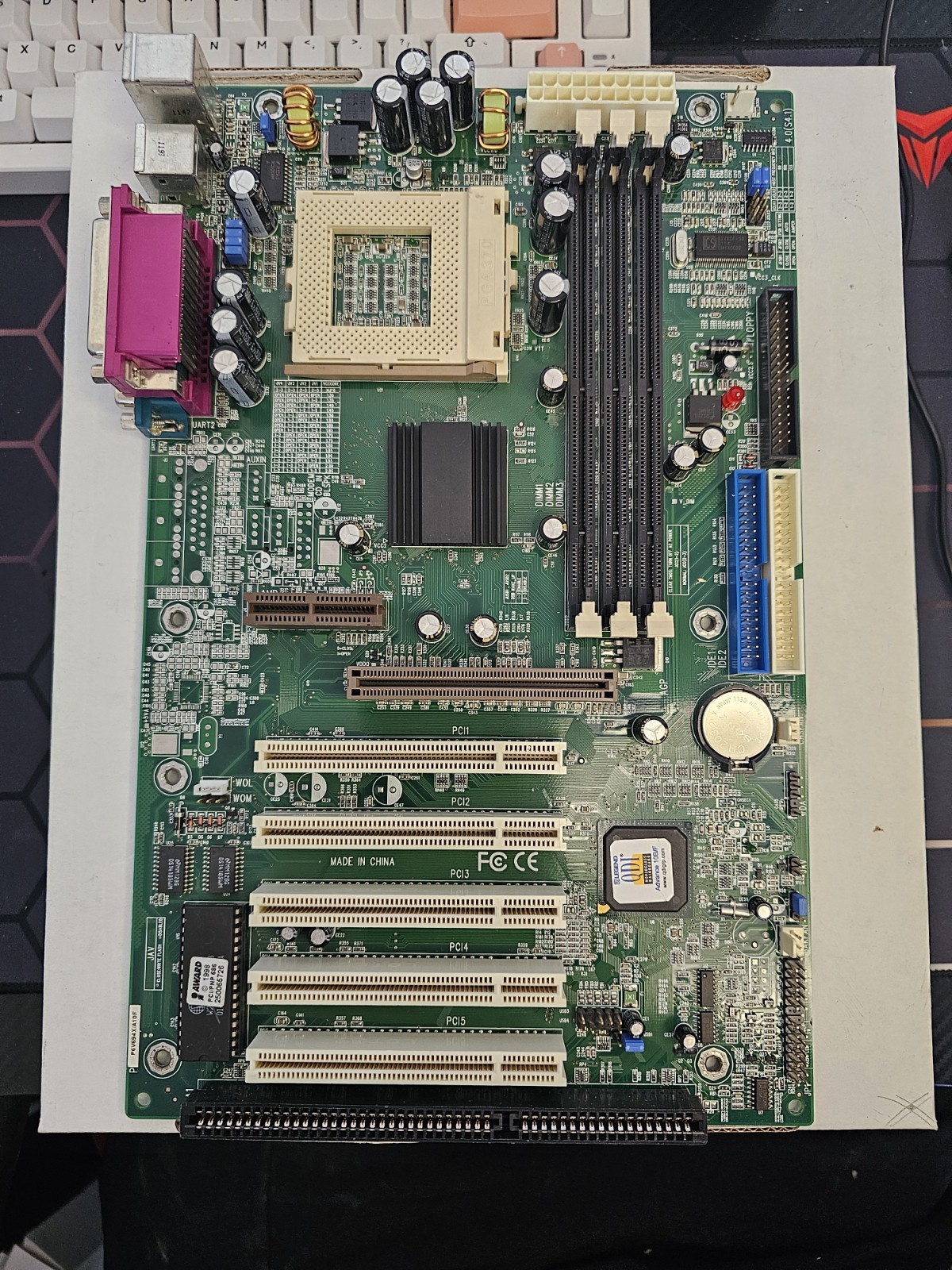 Legend QDI Advance 10B/F P6V694X/A10F LGA 370 Motherboard