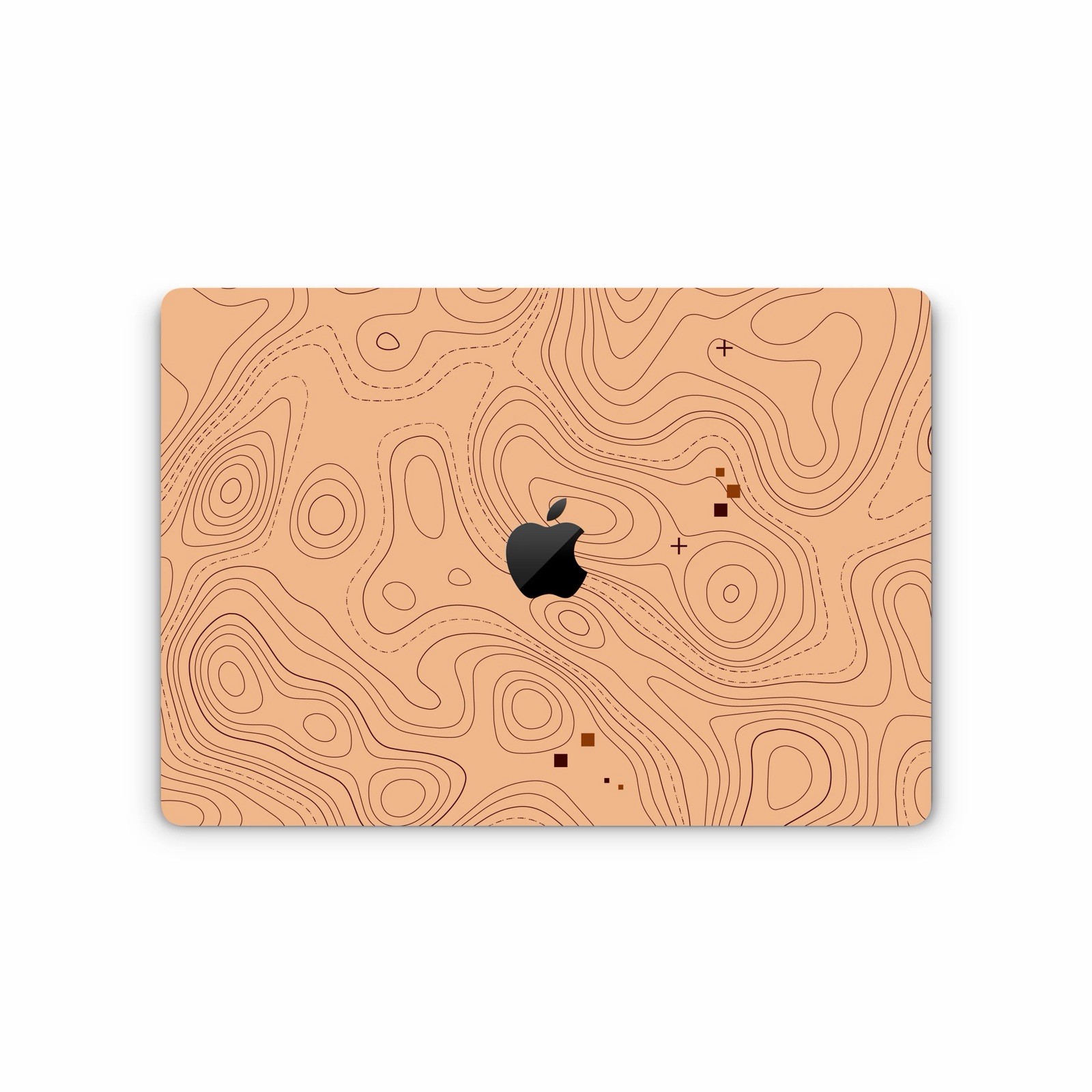 Topographic Vinyl Skins Compatible with MacBook Pro