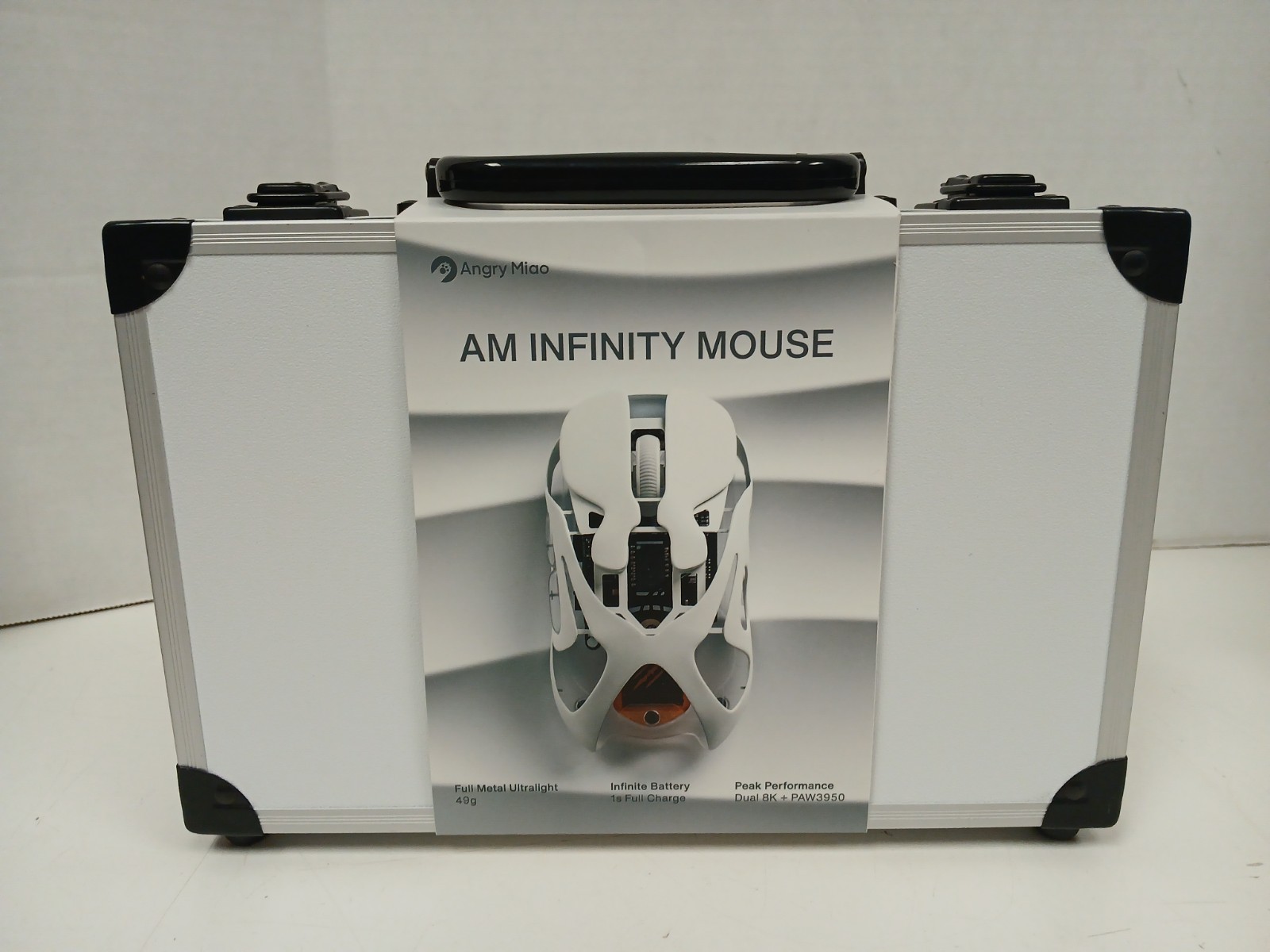 Angry Miao AM Infinity Mouse, Cloud White *MISSING DONGLE*