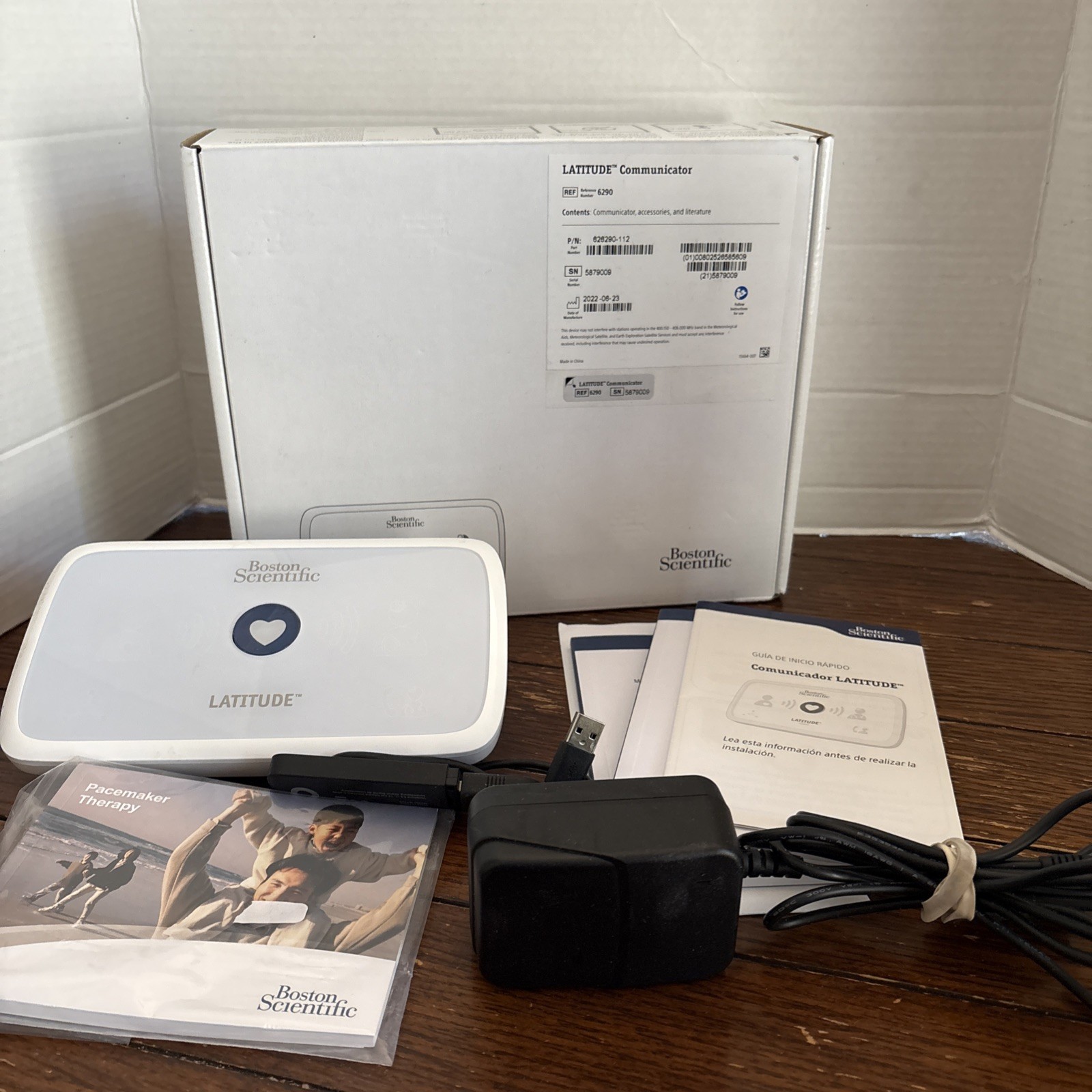 Boston Scientific Latitude Communicator Model 6290 w/ Power Supply & WiFi Dongle