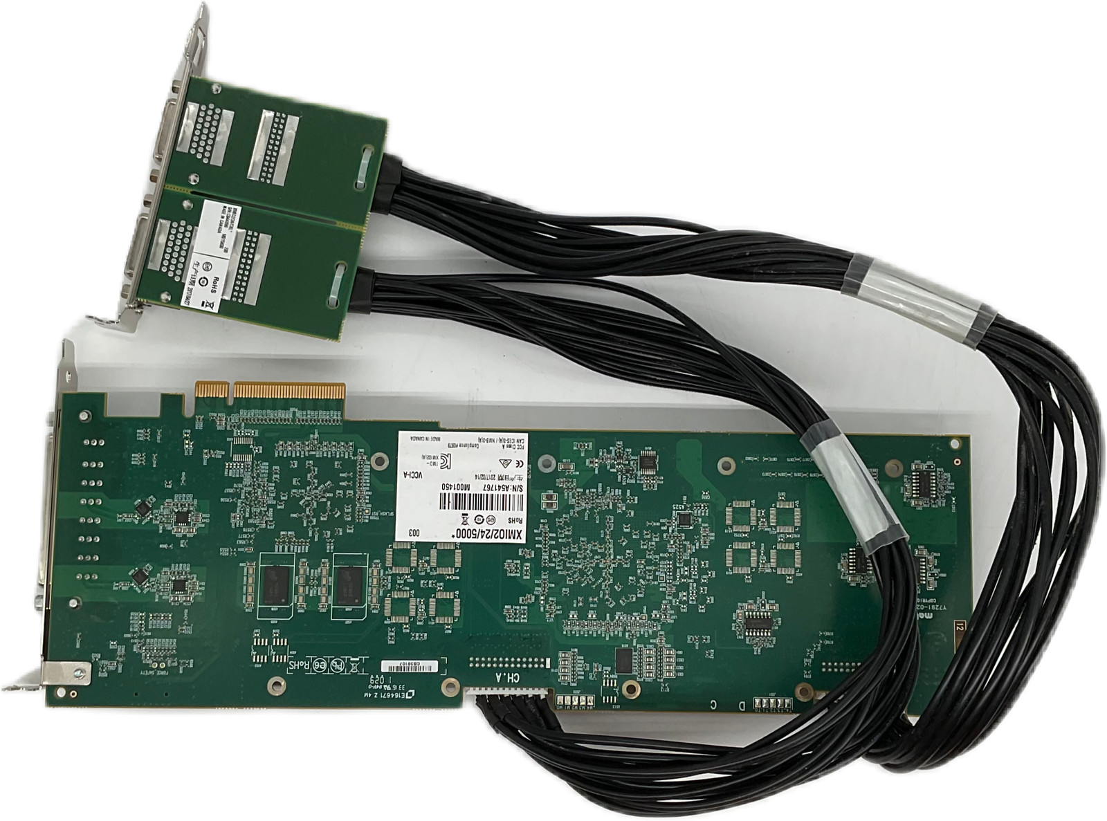 Matrox XMI02/24/5000 Video Capture Card with XMI02/24/CBL Y7299-02