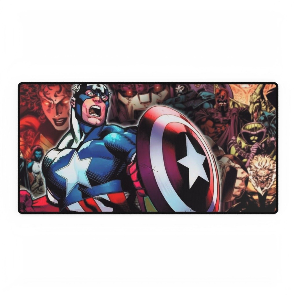 Marvel Captain America Shield Classic Comic Action Character Ensemble Mouse Pad