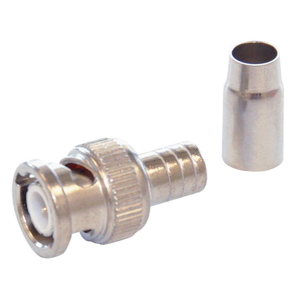 DOLPHIN COMPONENTS CORP DC-78-5 Cable Coupler,BNC/Male,RG6 Coax,PK10 11Y910