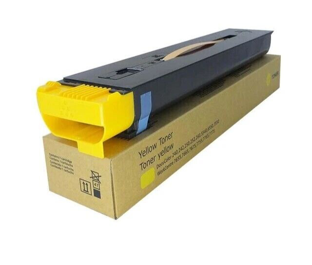 2 PK Compatible Yellow Toner Cartridge For Xerox Docucolor 250 7665 240 242 260