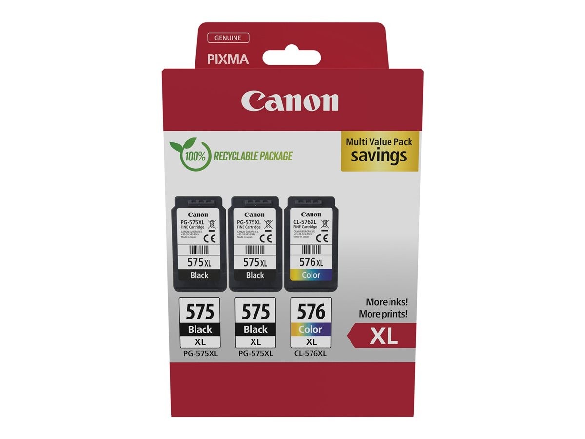 Canon PG-575 XL x2 / CL-576 XL Multi Pack Printer Cartridge 5437C004