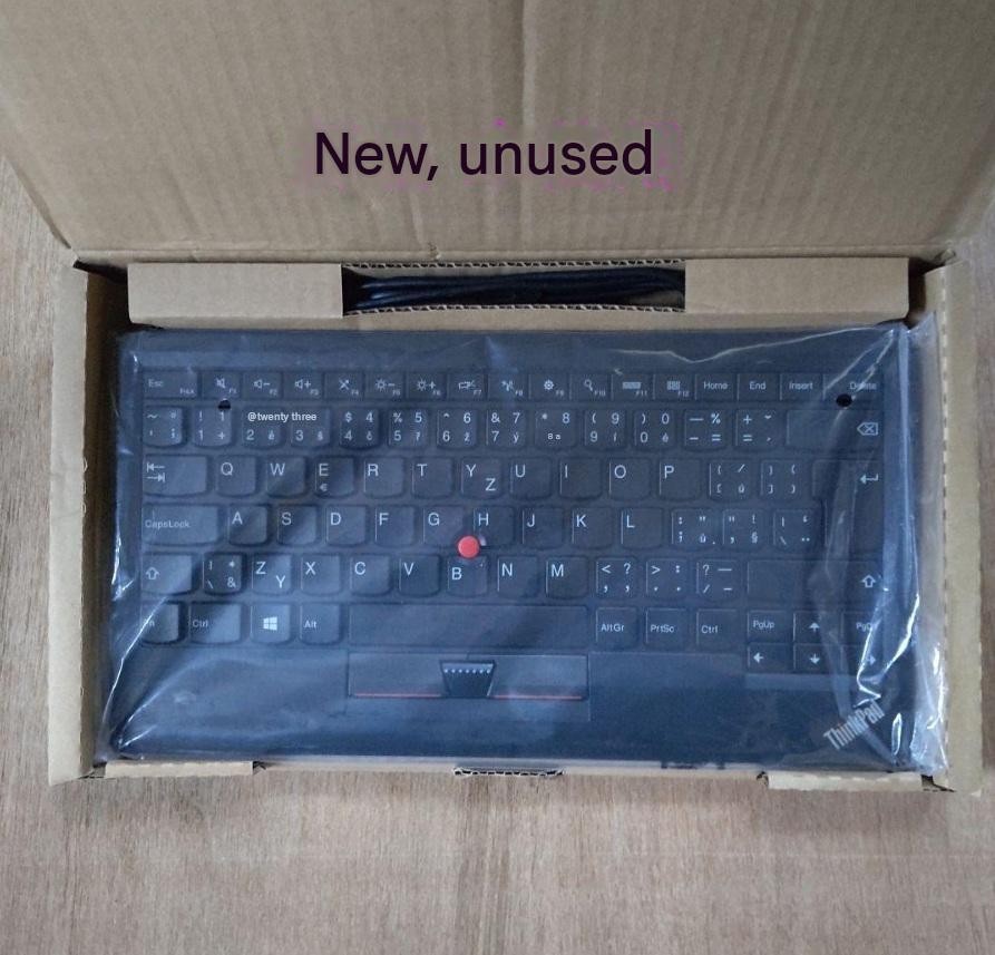 NEW Lenovo ThinkPad TrackPoint Keyboard KU-1255 USB Wired English US Layout