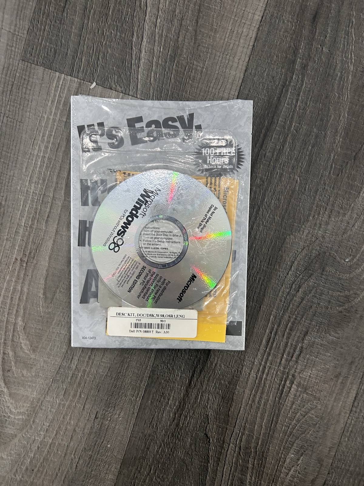 Microsoft Windows 98 Second Edition Dell OEM New Sealed