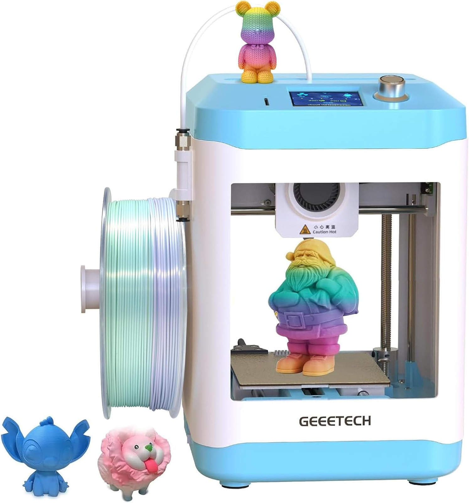 3D Printer for Kids and Beginners,Geeetech Mini 3D Printers with Auto