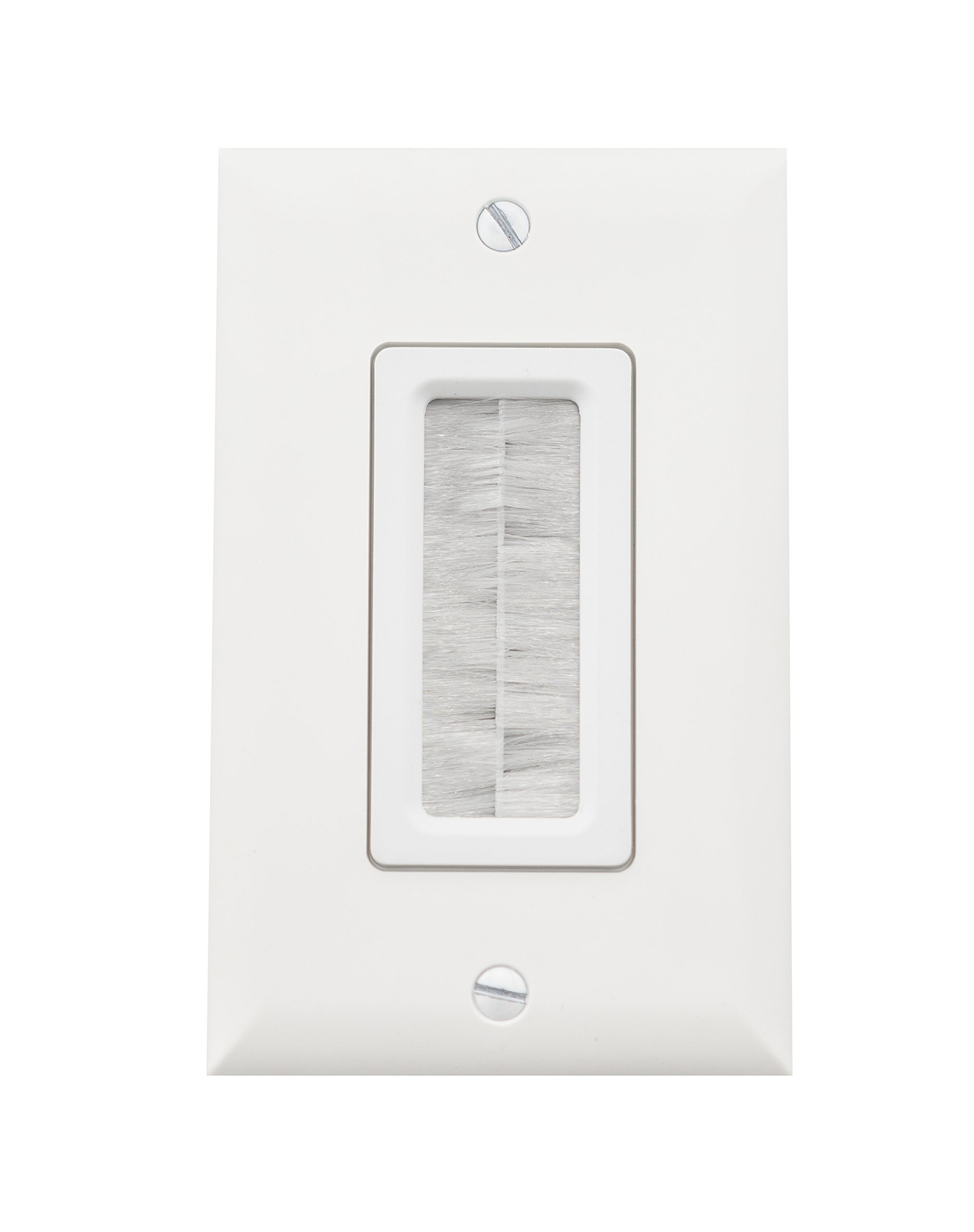 Legrand - OnQ Cable Access Wall Plate, Recessed Wall Plate Hides Low Voltage ...