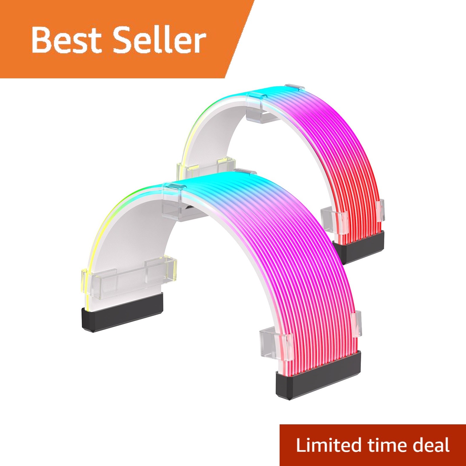 LDPCSJ ARGB Cable Extension Black PSU