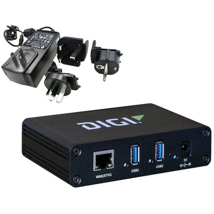 Digi AnywhereUSB 2 Plus Remote USB 3.1 External Hub Power Supply Not Included
