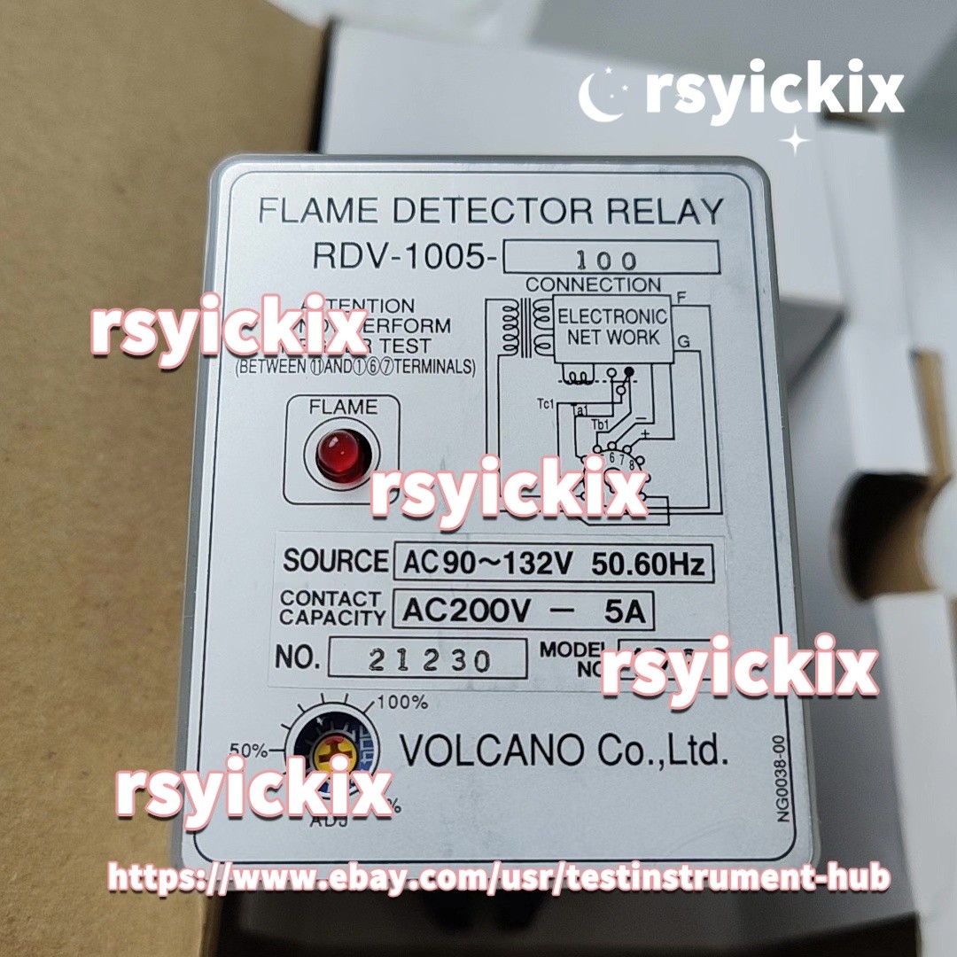 1PCS NEW VOLCANO RDV-1005-100 Flame detection relay Fast delivery Fedex/DHL