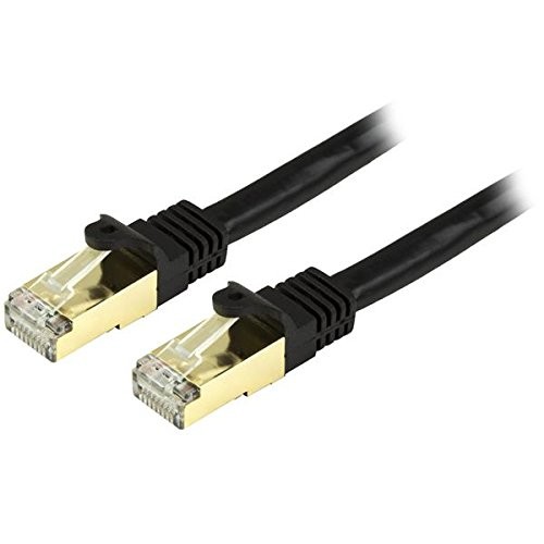 StarTech C6ASPAT35BK 35ft Black Cat6a Shielded Patch Cable