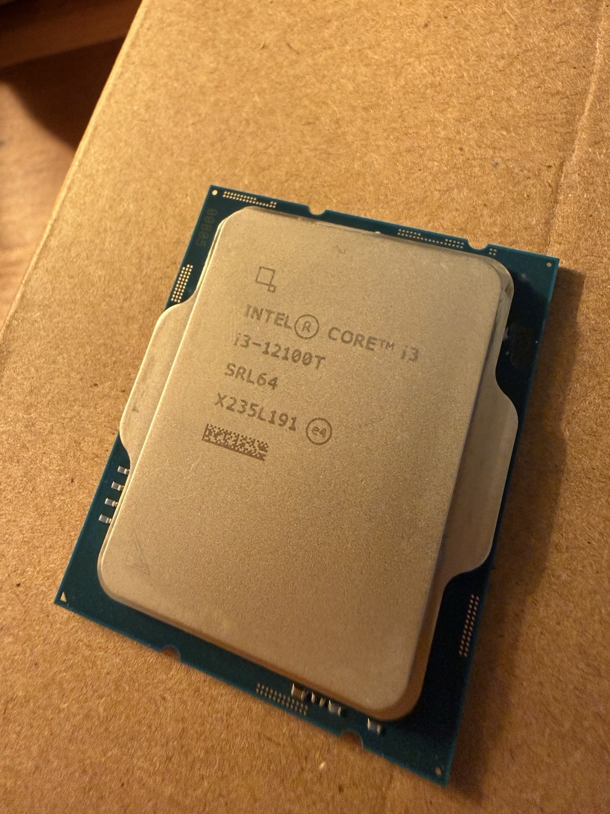 Intel Core i3-12100T 2.20GHz Quad Core SRL64 8 Thread LGA 1700
