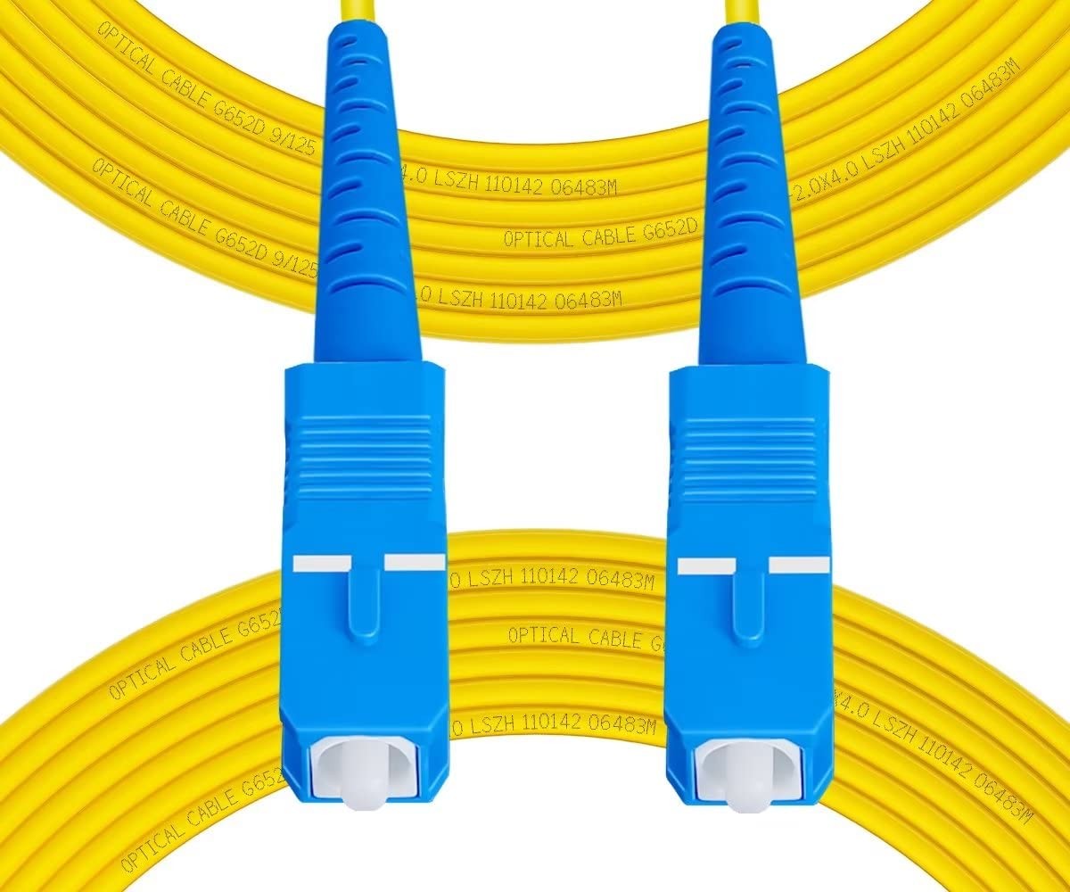 Fibergaga SC to SC OS2 Fiber Optic Cable 100M(328ft) 1