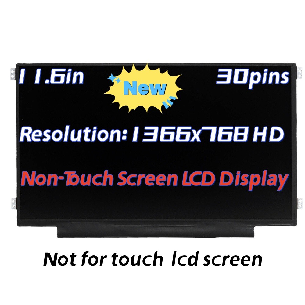11.6'' wxga 30pin Screen Replacement for M116NWR6 R0 HD 1366x768 LCD LED Display
