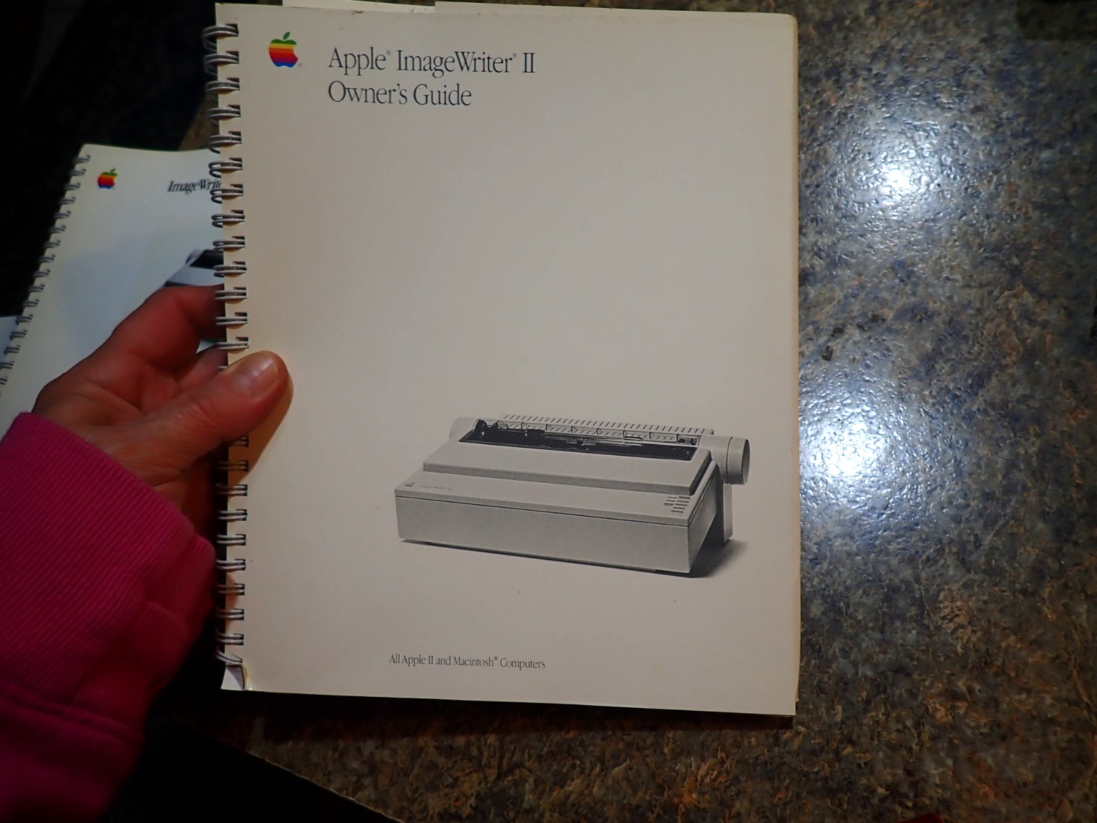 Vintage 1988 Apple ImageWriter II Owner's Guide Image Writer