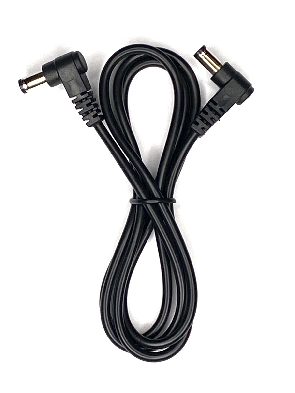 Right Angle DC Power 5.5x2.1mm Patch Cable Wire Male To Male 3 Foot 1 PC