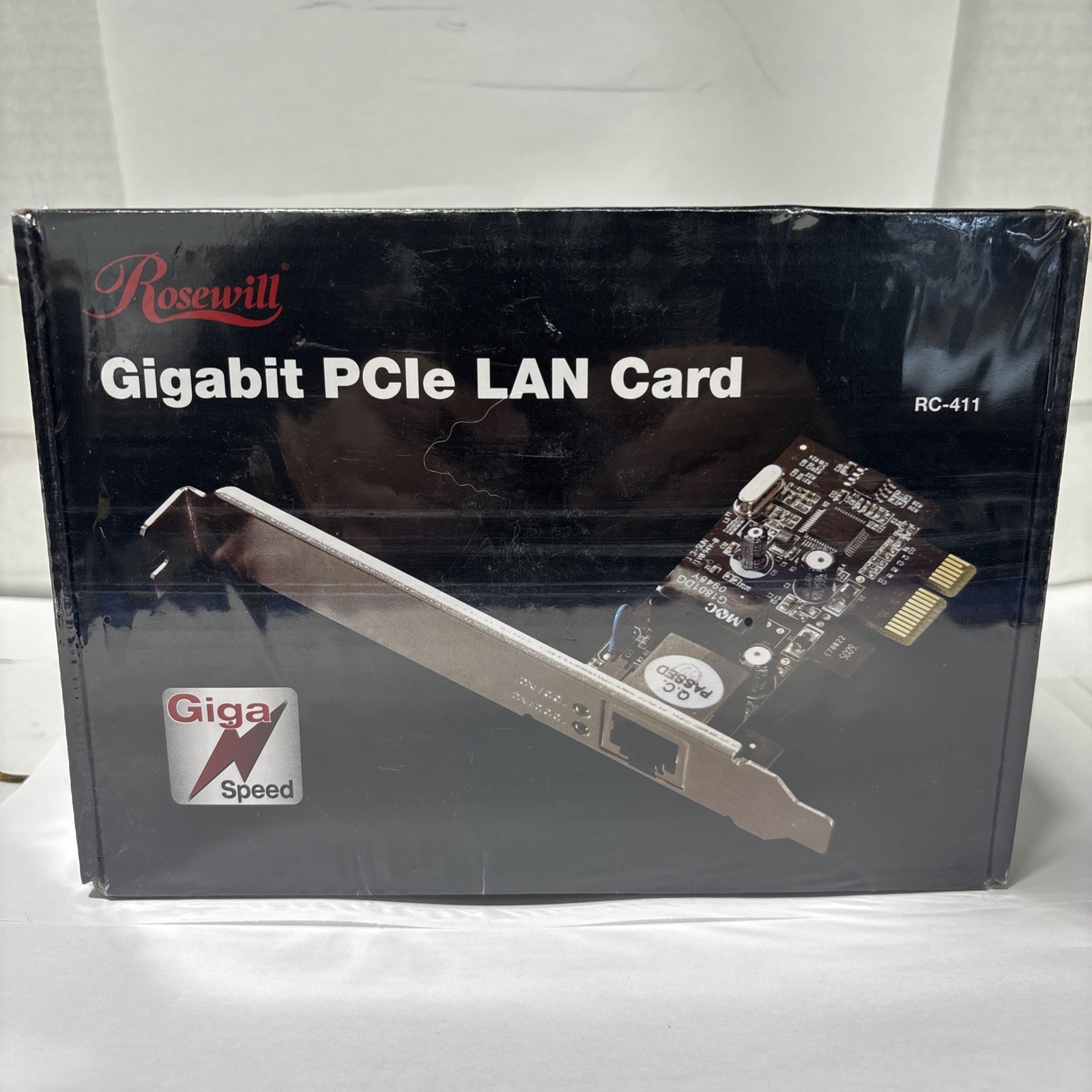 Rosewill RC-411 PCIe Gigabit Ethernet 1Gbps RJ-45 1-Port LAN Brand new OGT1003