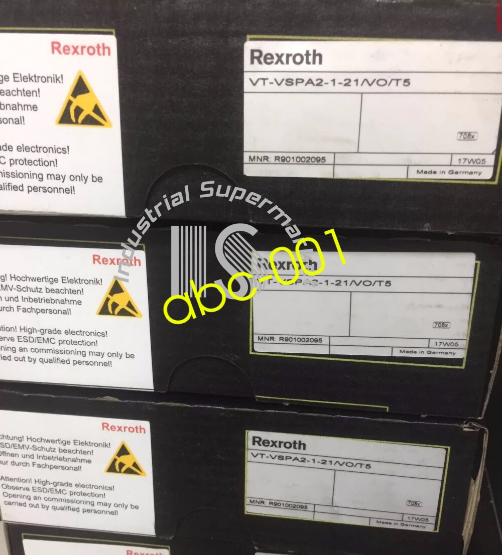 Rexroth amplifier R901002095 VT-VSPA2-1-2X/V0/T5 FedEx or DHL